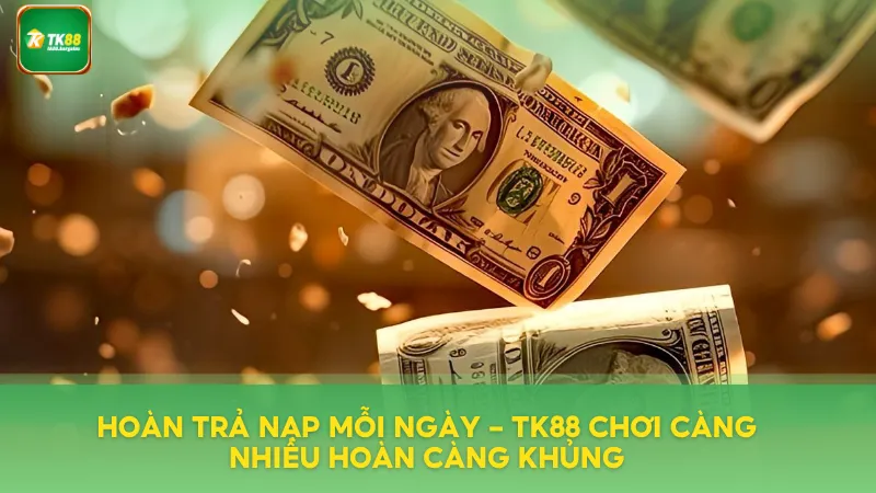 Hoàn trả nạp mỗi ngày chơi càng nhiều hoàn càng khủng