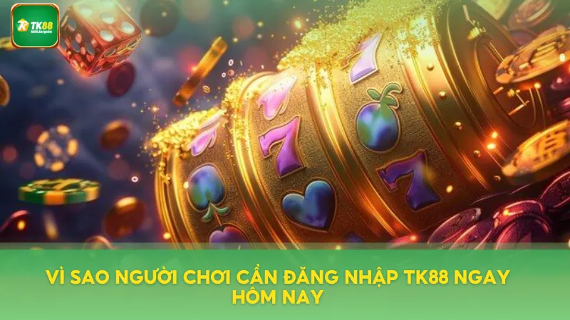 Lý do người chơi cần đăng nhập TK88 hôm nay